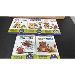Lot of 5 Short Vowel Adventures Now I 'am Reading For Beginning Readers